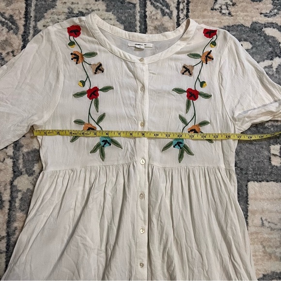 O’Neill Edan Floral Embroidered Babydoll Dress - Picture 5 of 10